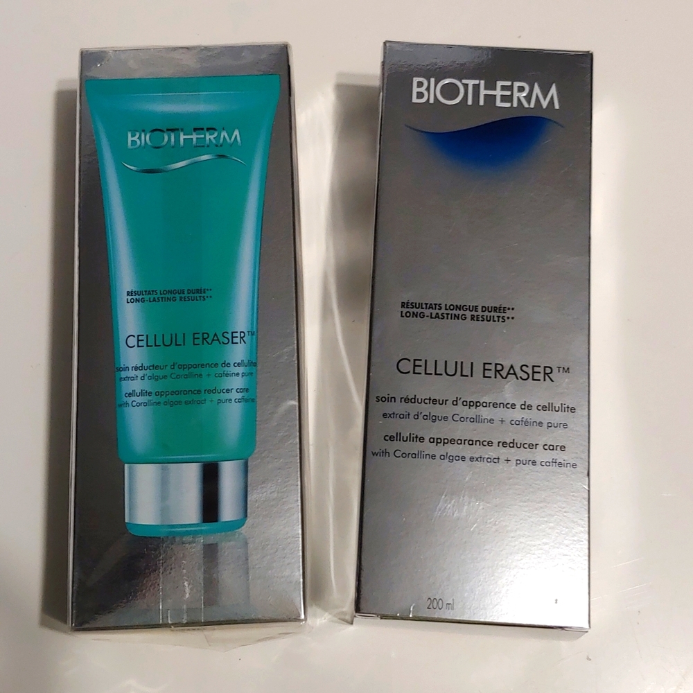 Biotherm Celluli Eraser. One New sealed, one free full opened Cellulite eraser.